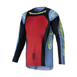 Racer Ocuri Jersey Blue/Red/Yellow Fluoro XL