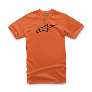 Kids Riding Gear: Kids Ageless Tee Orange/Black XS
