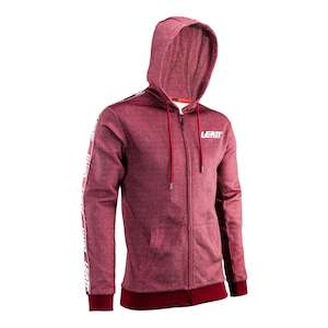 Hoodies: Leatt Premium Zip-Hoodie - Ruby