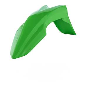 Mudguards Fenders: Polisport Front Fender Kawasaki KLX110 ('10-'23) - Green