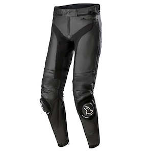 Missile v3 Leather Pants Short Leg Black/Black 46