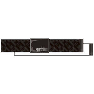Belts: ETNIES STAPLE GRAPHIC 2 BELT [BLACK/WHITE]