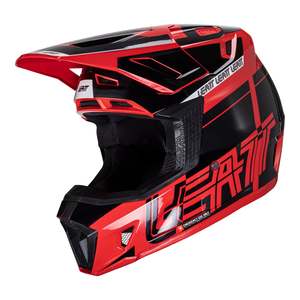 Clearance: Leatt 2024 7.5 Helmet & Goggle Kit - Red