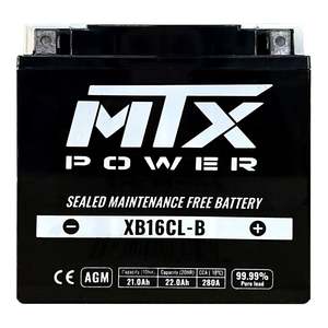 Batteries Mounts: MTX Power Battery AGM - XB16CL-B