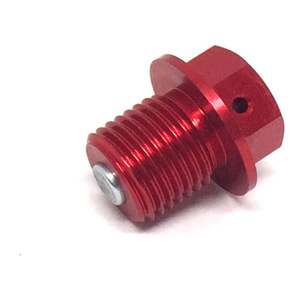 Bolts Screws Washers: Zeta Magnetic Drain Bolt M14x1.5x14 - Red