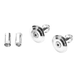 Electrics: Zeta Bar End Plug 35mm 2pcs - Silver