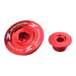 Electrics: Zeta Engine Plugs - Honda CRF250R ('10–'17), CRF450R/X, CRF150R - Red