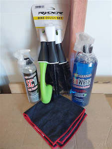Lubrication & Cleaning: Maxima Pro Bike Cleaning Kit with brush set