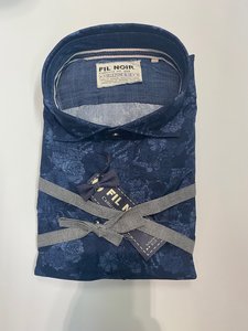 Fil Noir Long Sleeve Shirt - Nelson Tailors Menswear