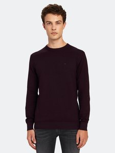 Scotch & Soda Crew Jumper Maroon - Nelson Tailors Menswear