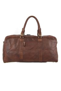 Pierre Cardin Leather overnight Bag - Nelson Tailors Menswear