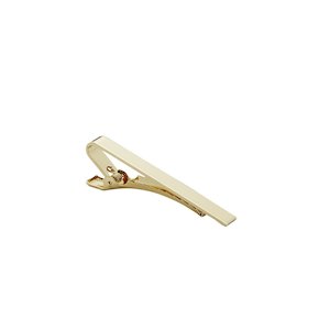 Products: Tie Clip Polished Gold - Nelson Tailors Menswear