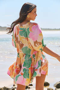 Dress: Petal Mini Dress - Tallulah