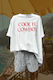 Cool it Cowboy Tshirt Set - Black/White Gingham