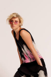 Daddio Singlet - Hand Dyed Icecream