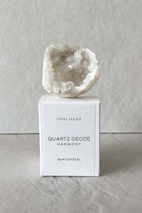 Crystals: Quartz Geode Raw Crystal