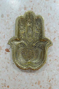 The Luck Dish - Gold Brass Lotus flower