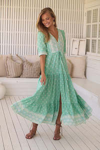 Tessa Maxi Dress - Seafoam Green