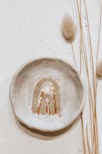 Ceramics: Real Gold Rainbow Bowl - Medium