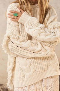 Nomadic Knit Jumper - Cloud