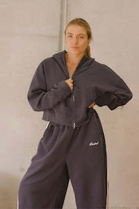 Cropped Hoodie - Navy