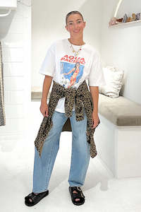 Tops: Aqua Pacific Tee - White