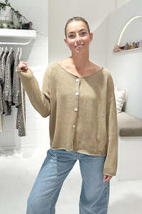 Sale: Chloe Cardigan - Taupe