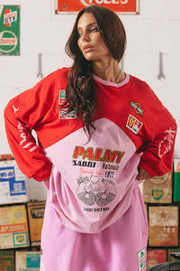 COMING SOON - Mermaid Racing Long Sleeve Tee - Pink