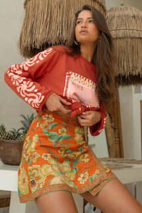 Nine Lives Bazaar: Golden Hour Longsleeve - Sienna