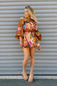 Birth of Venus Tunic - Caramel