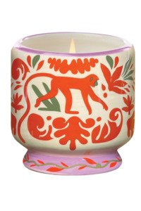 Paddywax A Dopo Monkey Ceramic Candle - Coconut & Amber
