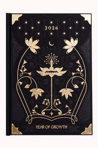 Books: 2026 Year of Growth Book - Onyx Black