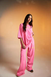 The Chido Pants -Fluro Pink