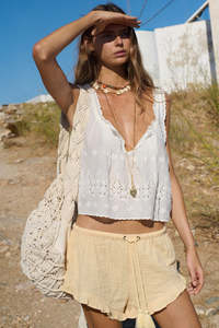 Maiden Lace Cami - Antique White