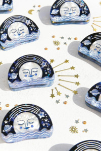 Universe Hair Claw - Blue