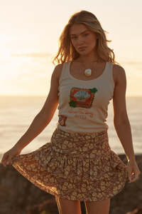 Skirts: The Rara Skirt - Brown Seas