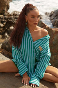 The Don Julio Shirt - Green Stripe