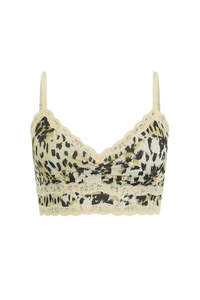 Spell: Snow Leopard Lace Bralette - Animal
