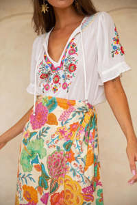 Bella Blouse - White