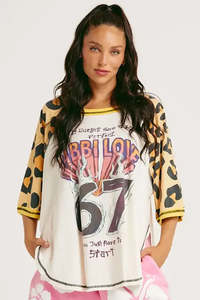 The 67 Raglan Tee - Leopard