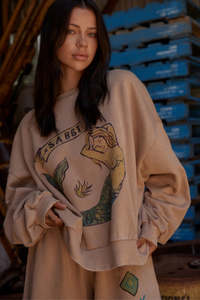 The Cali Mermaid Jumper - Latte