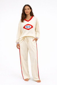 Pants: GRLS Racer Pant - Cream