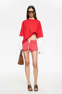 Tees: Bottega Shirt - Crimson