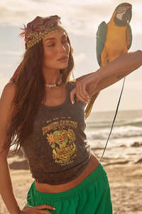 The Smooth Sailing Tank - Charcoal