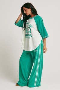 The Chido Pants - Green Margie