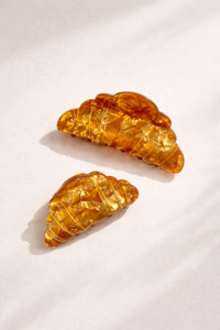 Accessories: Croissant Hair Claw Clip - Large