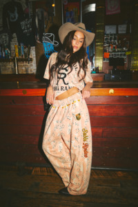 Pants: Be-Youtiful wide Leg Sweat Pants - Pink Camo