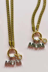 MUM Charm Heart Necklace - Limited Edition