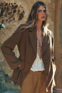 Dilettante Coat - Brick