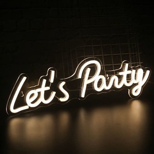Products: Lets Party Neon Sign Neon Hub NZ